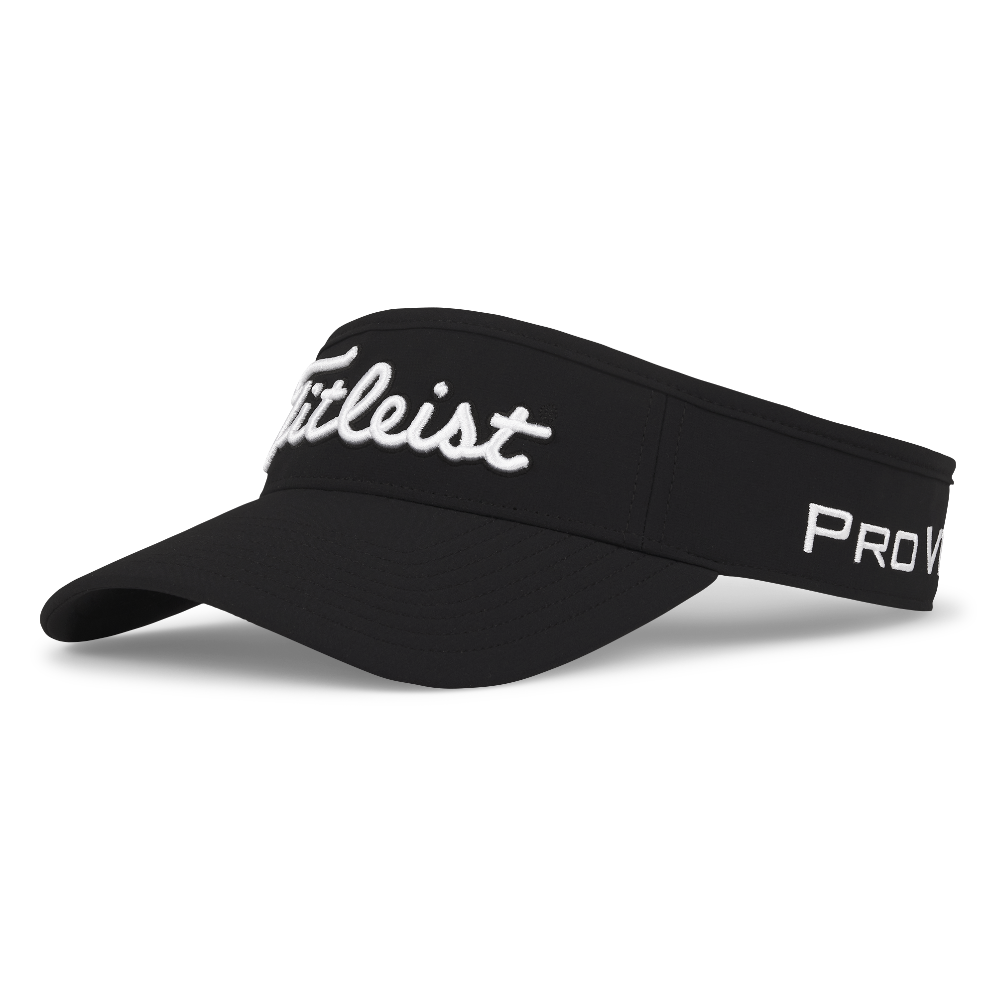 Titleist Official Tour Performance Visor in Black/White