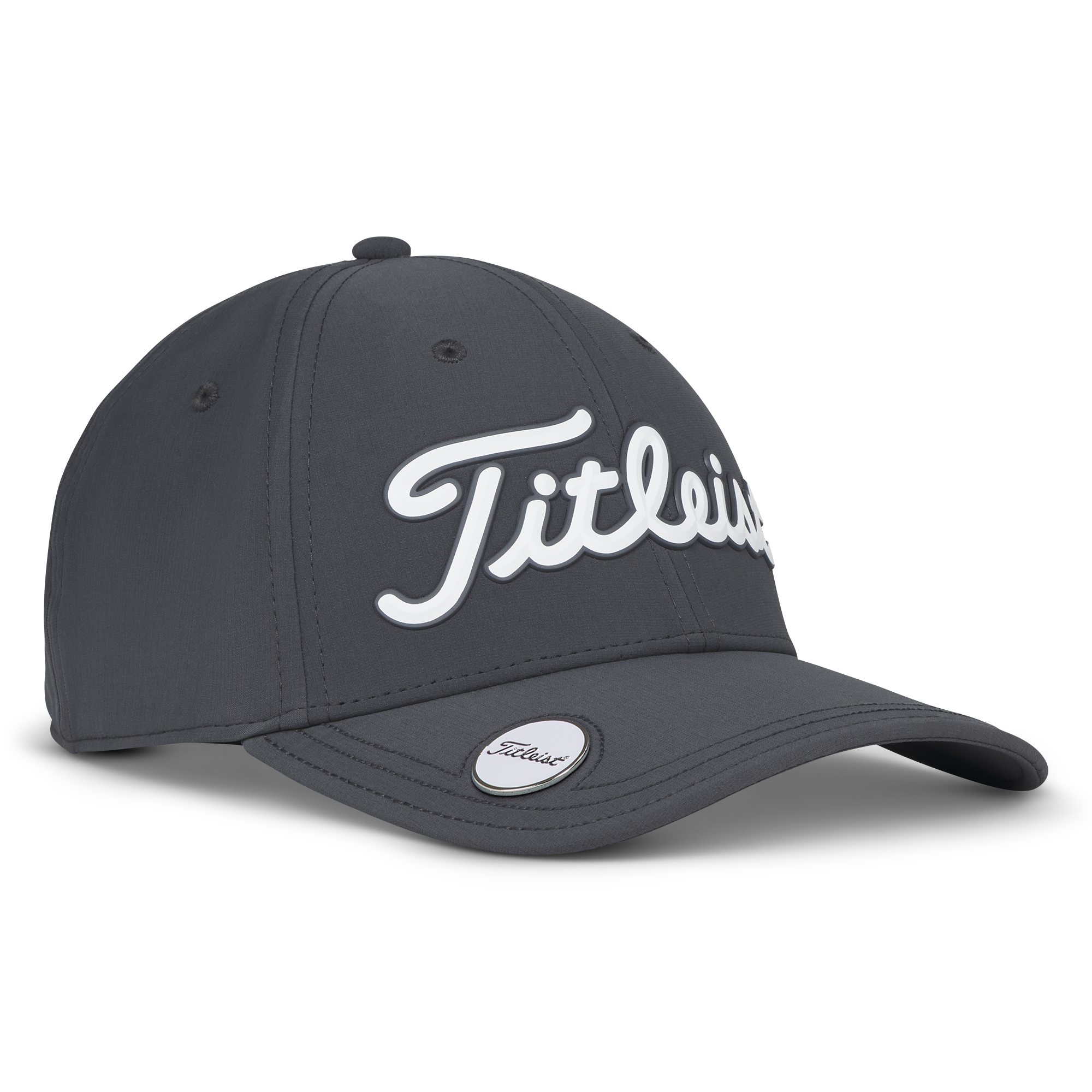 Titleist Official Players Performance Ball Marker in Charcoal/White