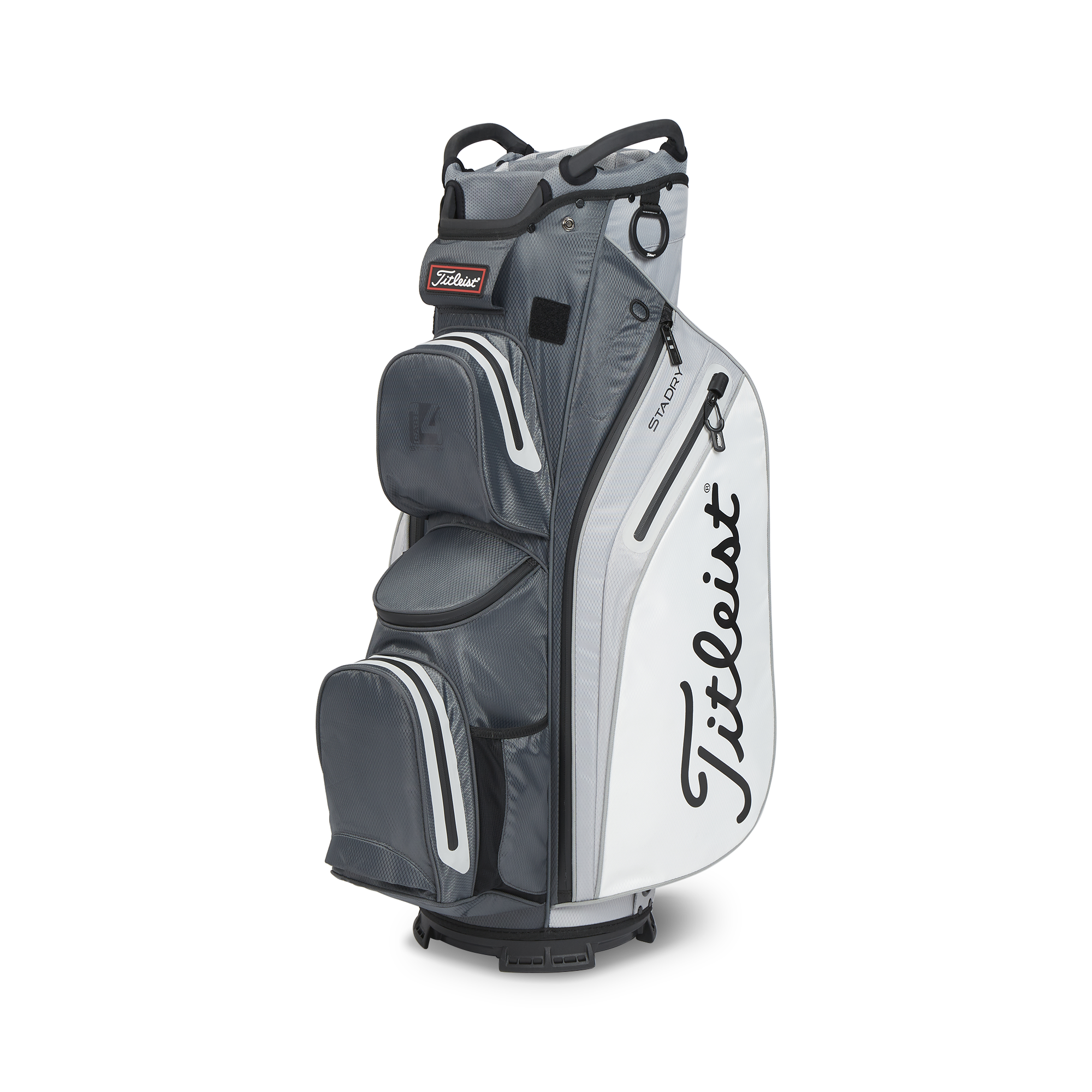 Titleist Official Cart 14 StaDry In Charcoal And Grey And White