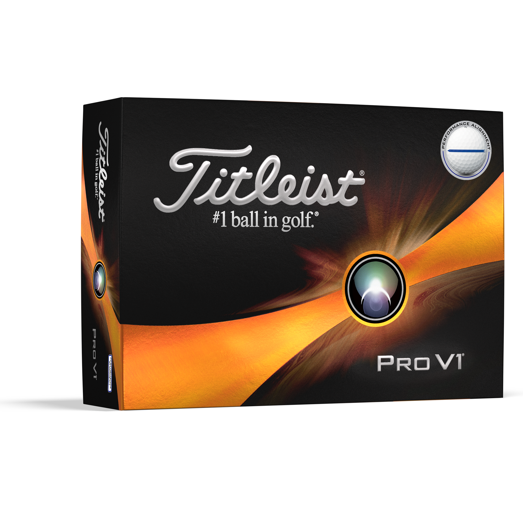 Titleist Official Pro V1 Performance Alignment Golf Balls - Dozen