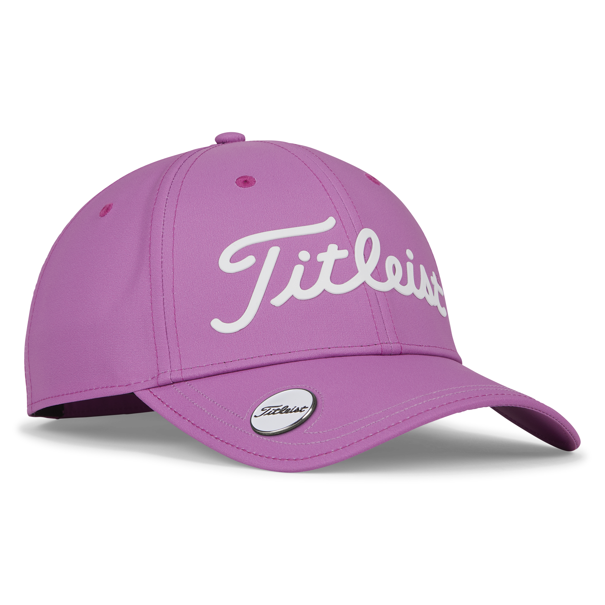 Titleist Official Players Performance Ball Marker in Orchid/White