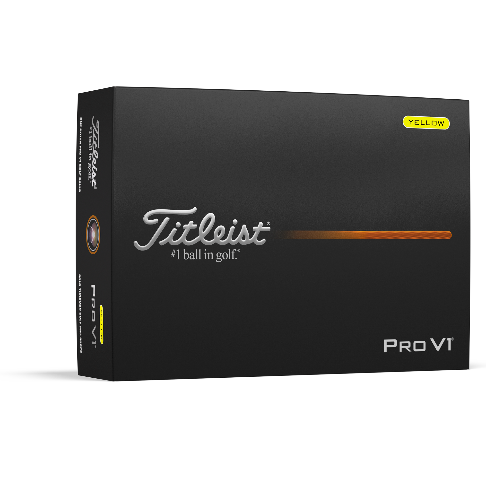 Titleist Official Pro V1 Yellow Golf Balls - Dozen