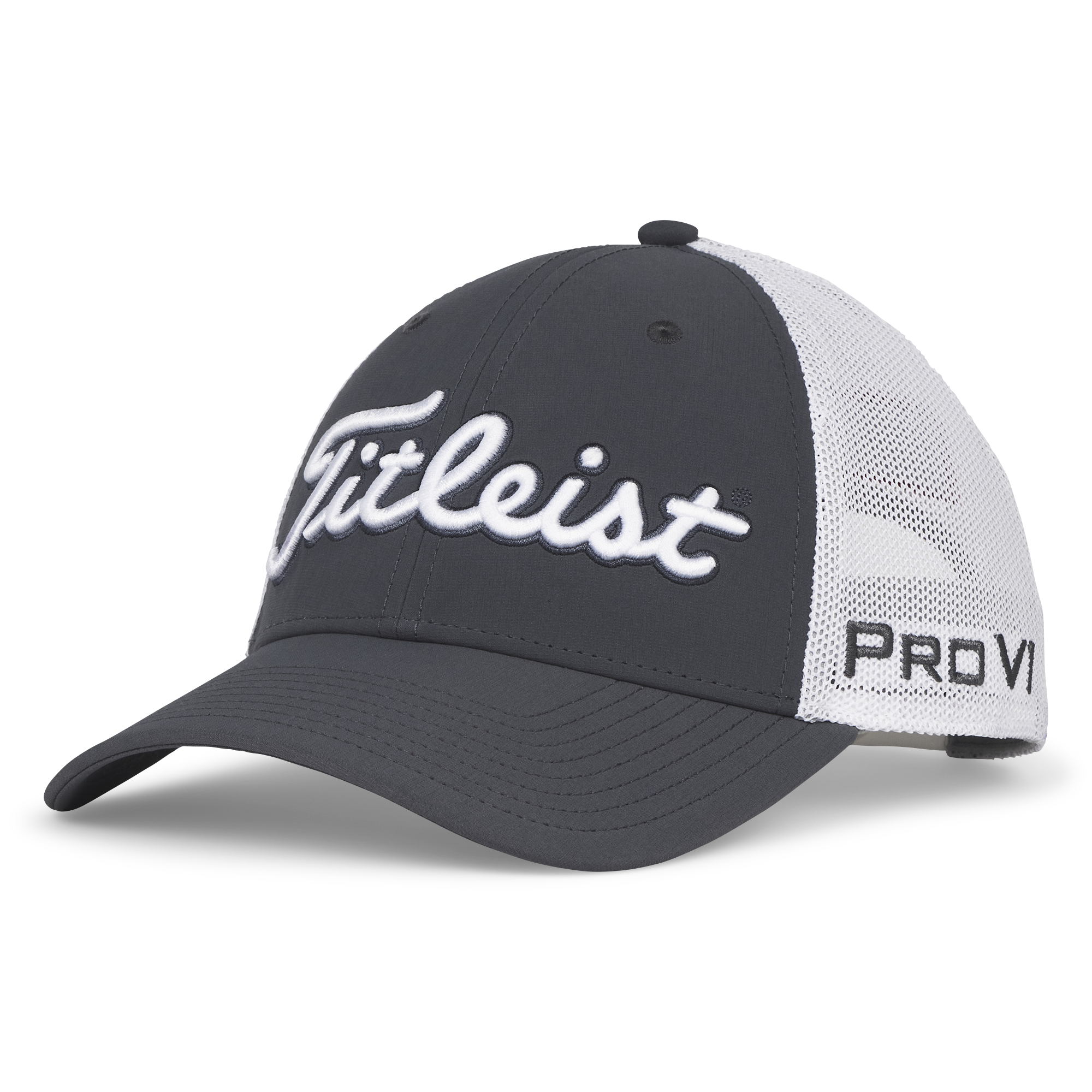 Titleist Official Tour Performance Mesh in Charcoal/White