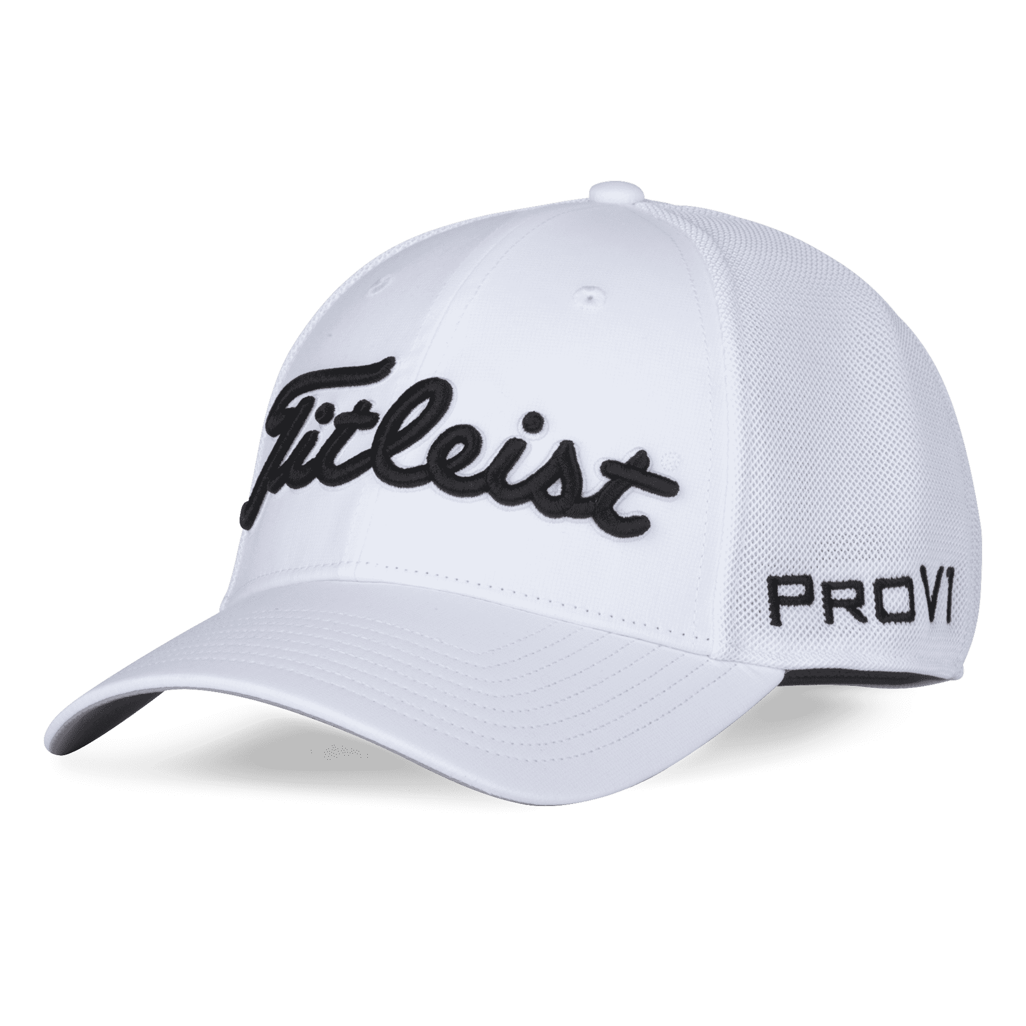 Titleist Official Tour Sports Mesh in White/Black - Size L/XL