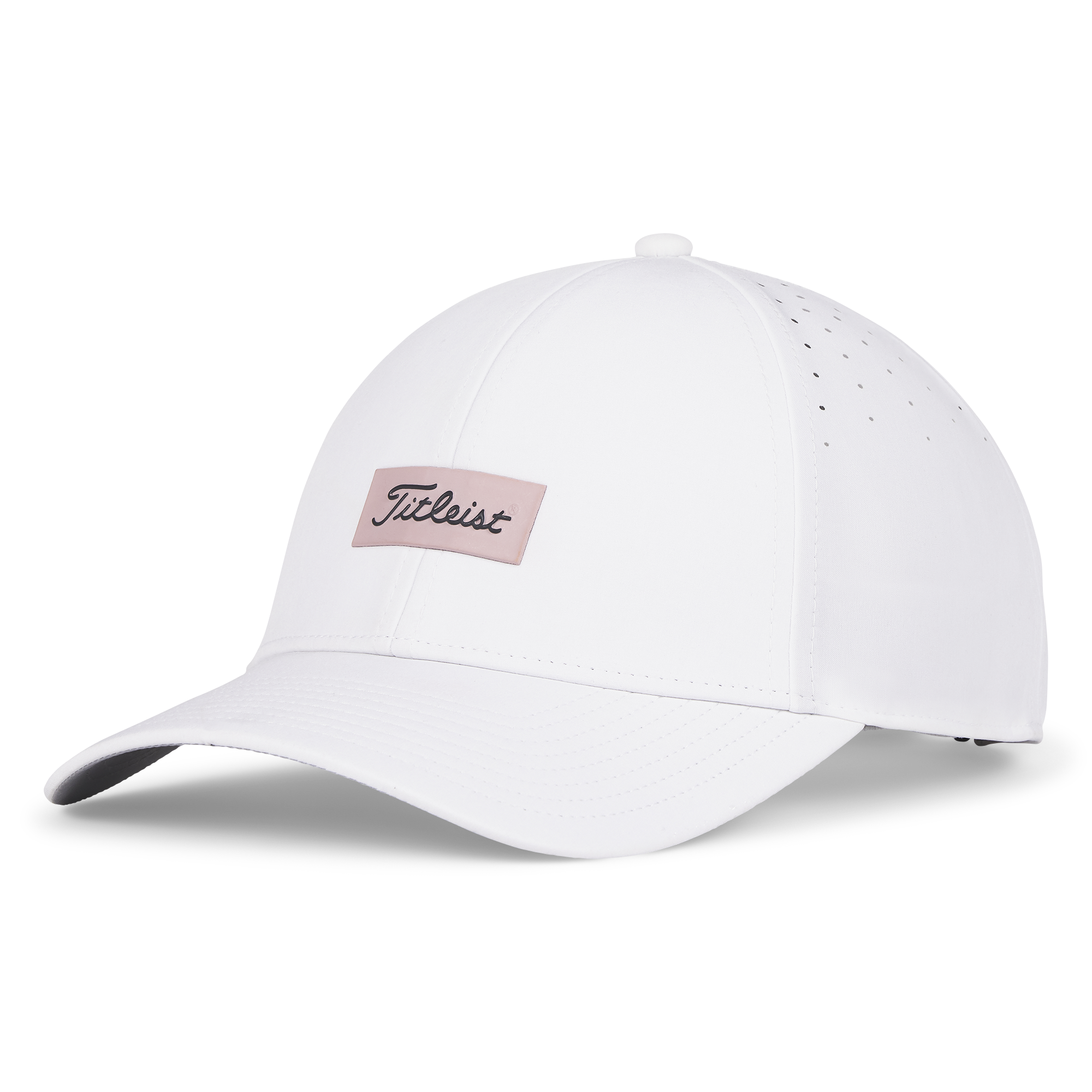 Titleist Official Women's Charleston Breezer in White/Soft Pink/Charcoal