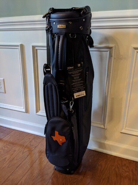 titleist navy golf bag