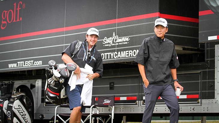 Team Titleist hit the road to meet with players...