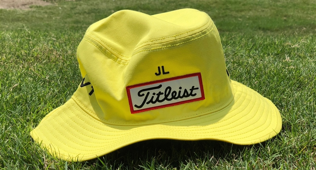 Titleist bucket store hat yellow