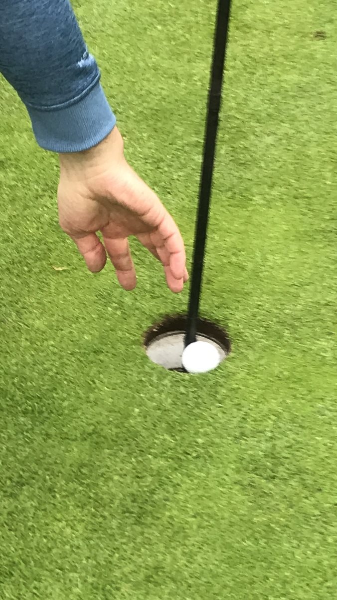 Hole in one... unexpectedly.