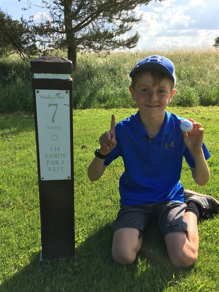 hole in one - 10 years old