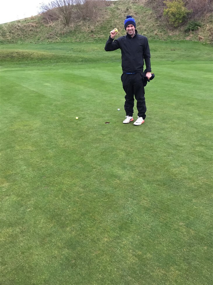 My first hole in one.