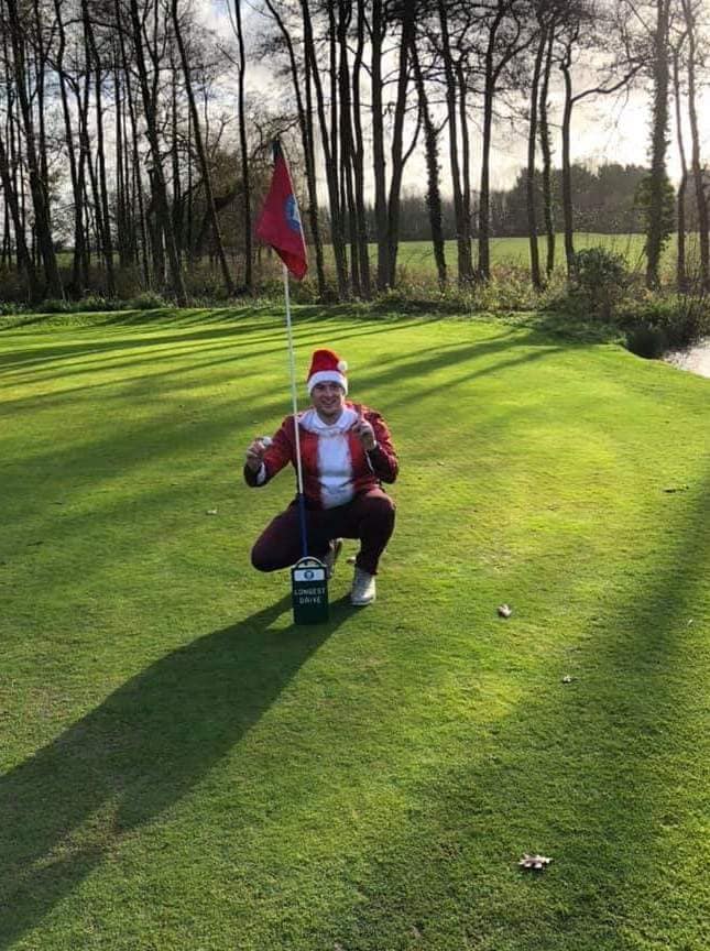 Christmas hole in one.