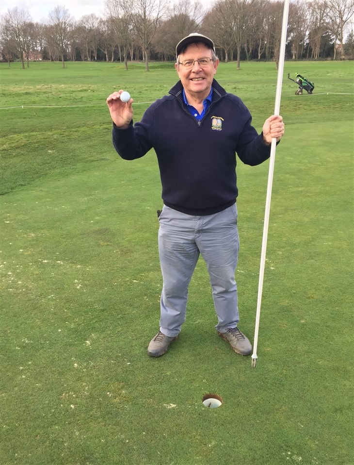 First Hole in One in 37 years using 30 year-old 7 Wood